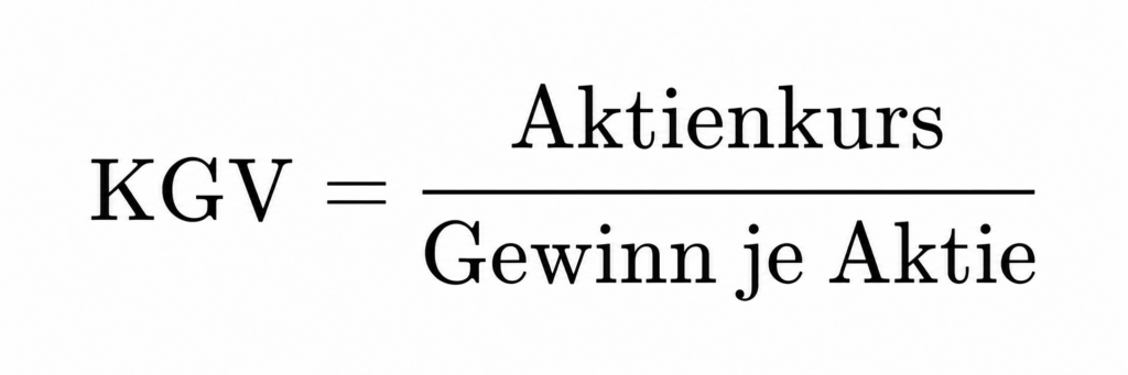 KGV Formel KGV Formel